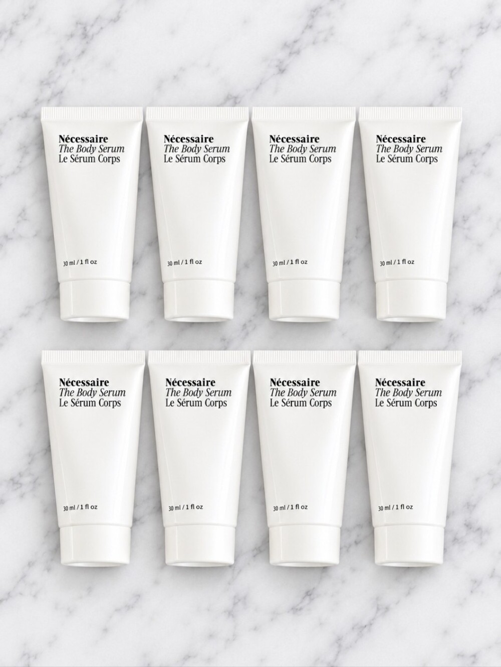 8 - 1 oz = 8 oz Necessaire The Body Serum Lotion Fragrance Free! NEW & SEALED!